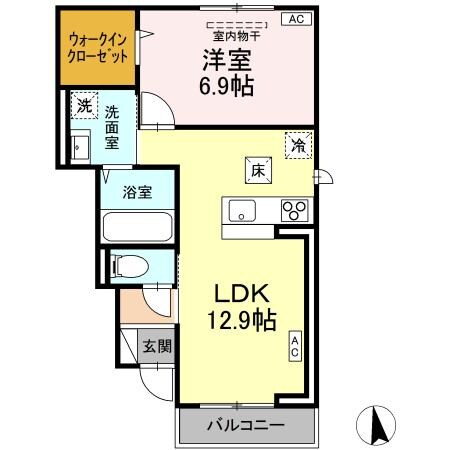 サンライズ安江の物件間取画像