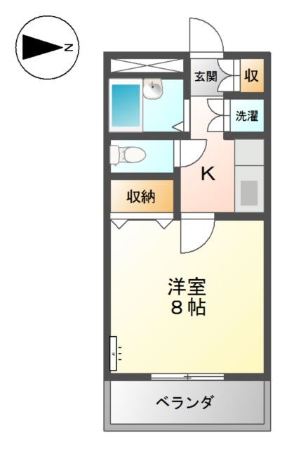 シティーハイツの物件間取画像