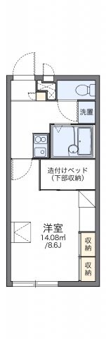 レオパレスウイングの物件間取画像