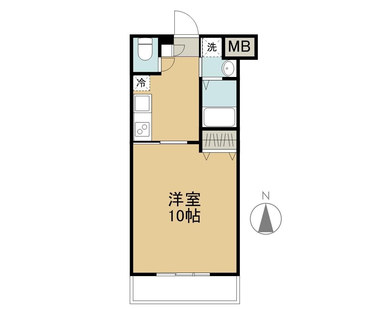 グリーンハウス松島G4の物件間取画像