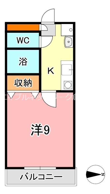 サンライズマンションの物件間取画像