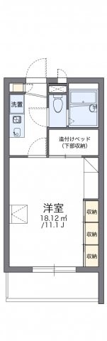 レオパレスアモーレの物件間取画像