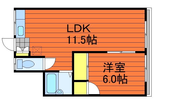 ヴィラ　サツキの物件間取画像