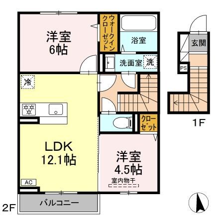 エフフォーリアの物件間取画像