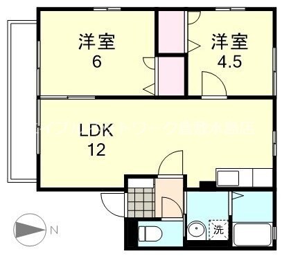 オアゾ　A棟の物件間取画像