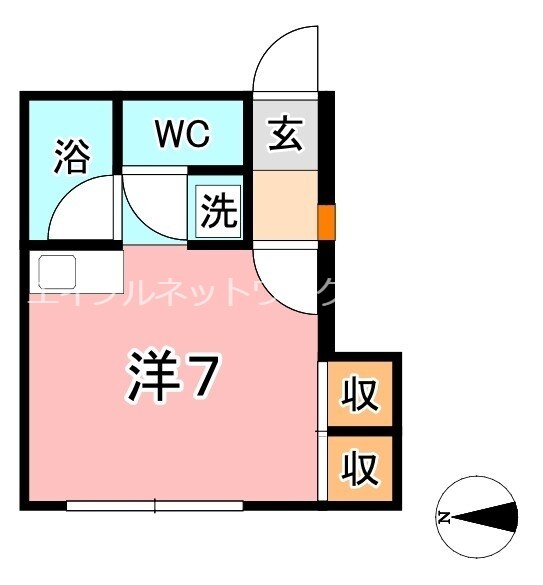 パルク大国の物件間取画像