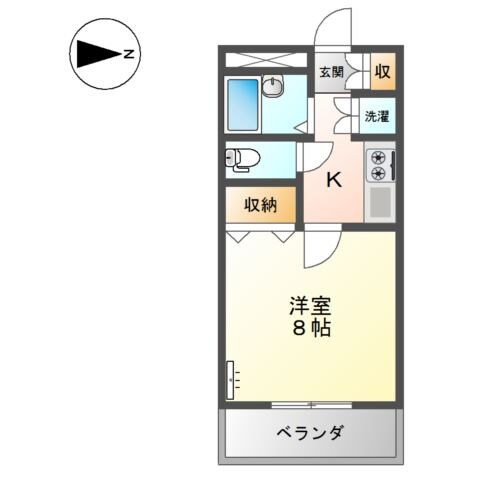 シティーハイツの物件間取画像