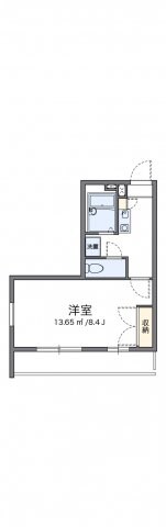 レオパレスＡＹＵＭＩの物件間取画像