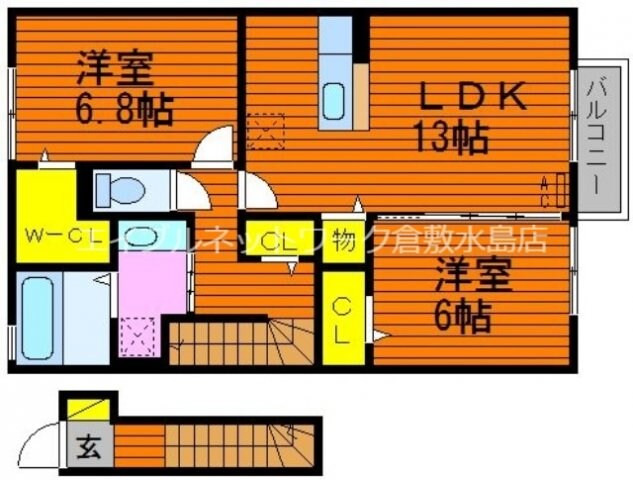 シェ・トワの物件間取画像