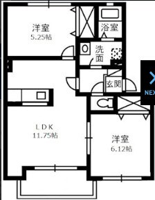 リバーシティー22　Bの物件間取画像