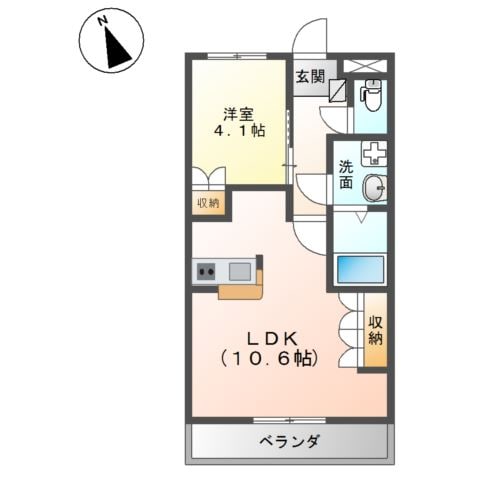 フリージアの物件間取画像