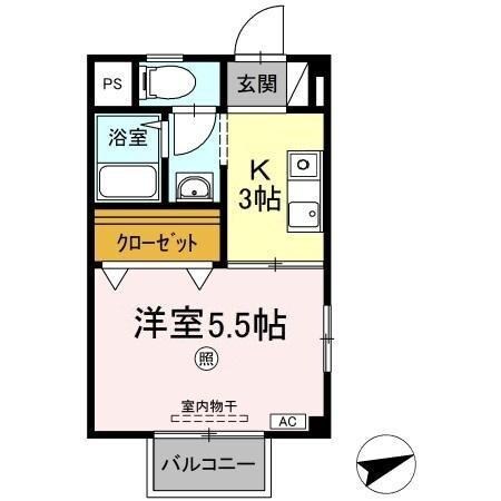 物件間取画像