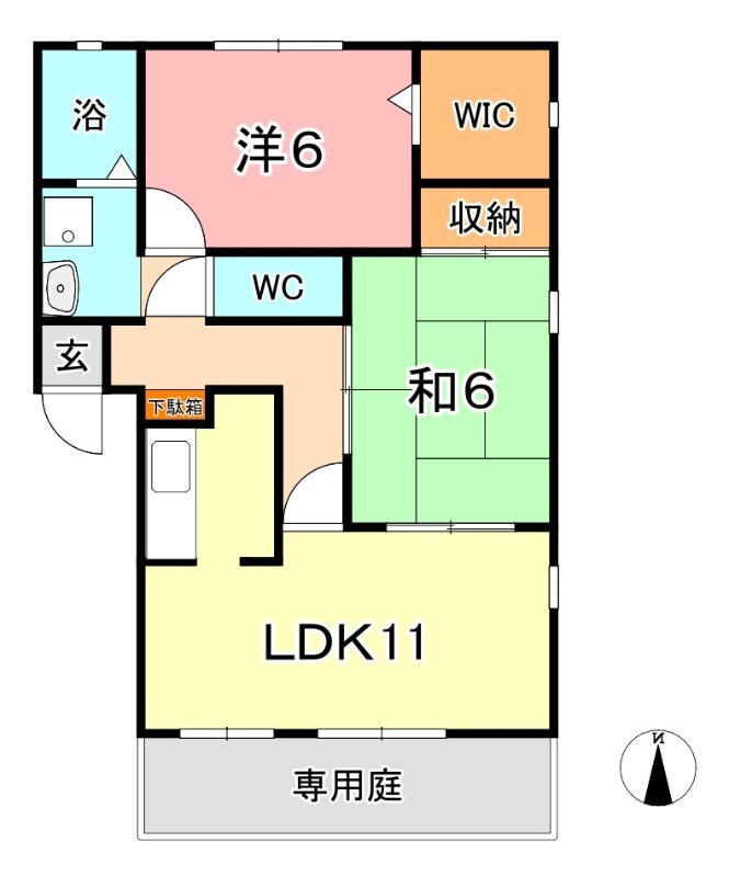 プラザ元町の物件間取画像