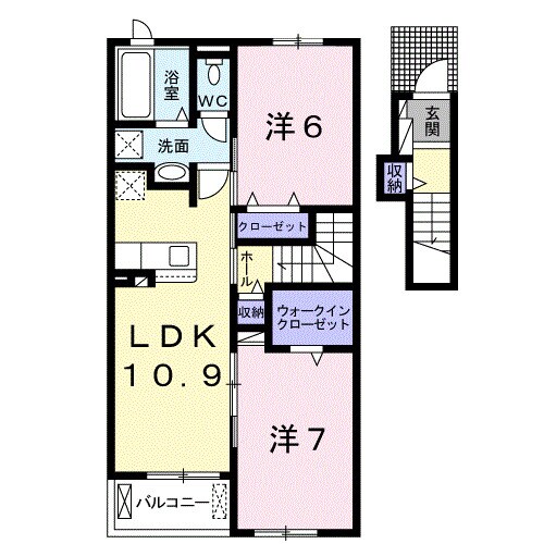 ノヴァ　Ⅱの物件間取画像