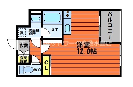 アルファレガロ中庄駅前の物件間取画像