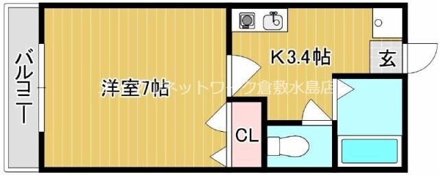 中祥マンションＤの物件間取画像