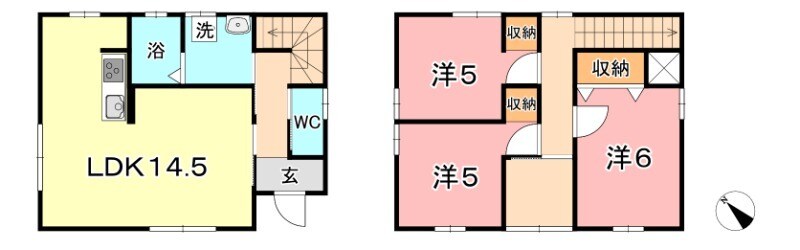 ヴィラージュ　Ⅲの物件間取画像