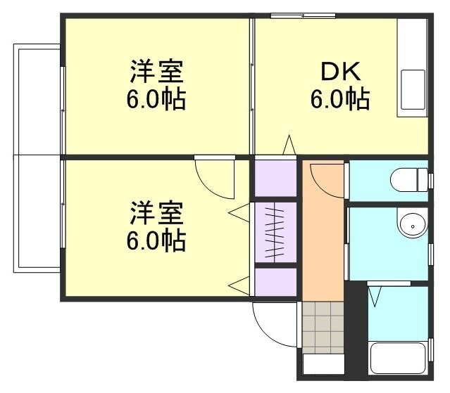 アンダルシア　A棟の物件間取画像