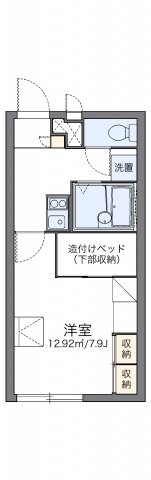 レオパレスコンフォール石橋Ｆの物件間取画像