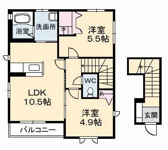 シャン・フルーレの物件間取画像