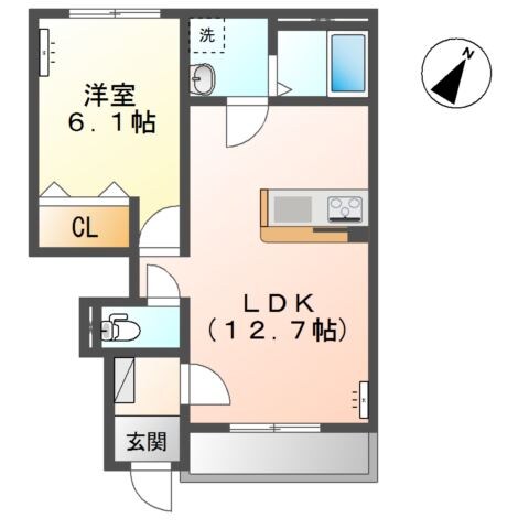 パルジェの物件間取画像