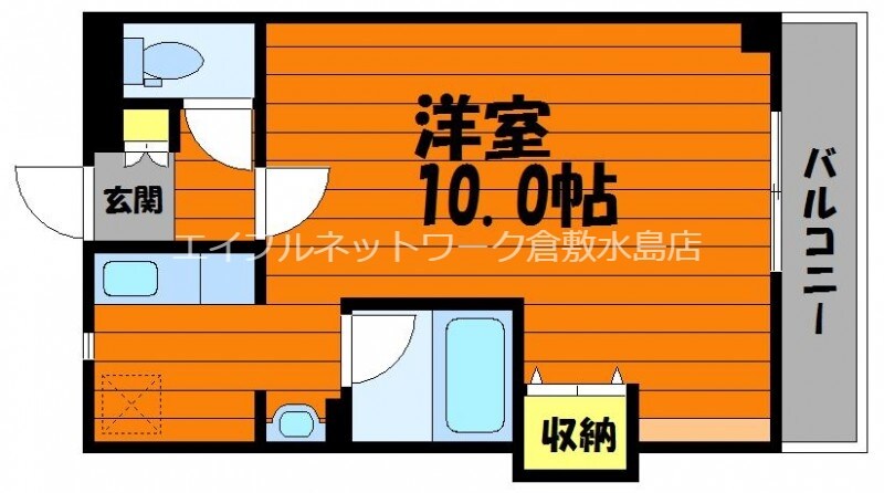 スカイコートマンションⅠの物件間取画像