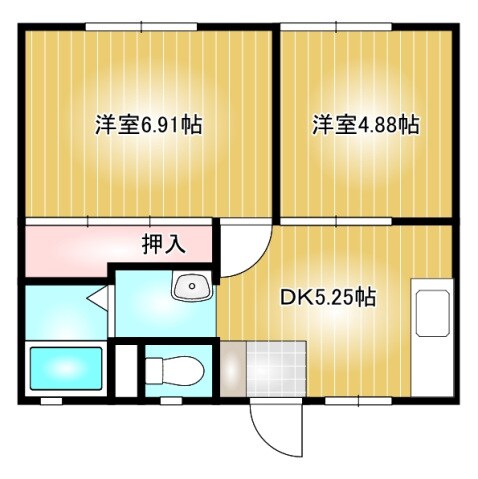 古谷ハイツの物件間取画像