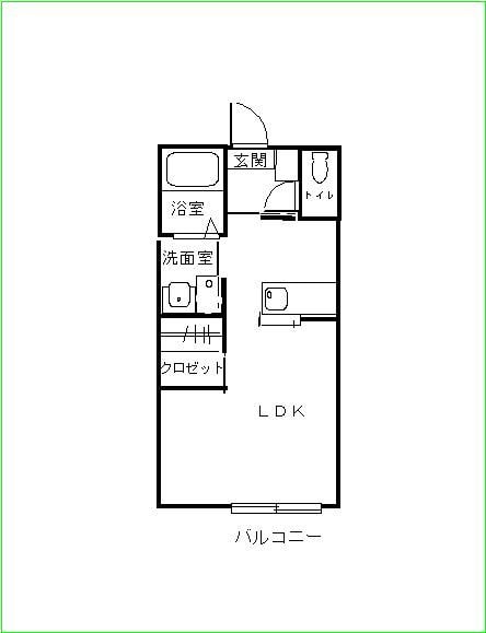 エスペランサBの物件間取画像