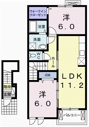 プレトリアの物件間取画像