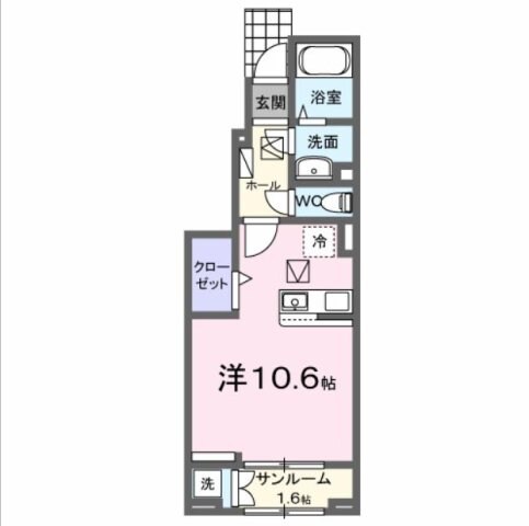 エムズガーデンＢの物件間取画像