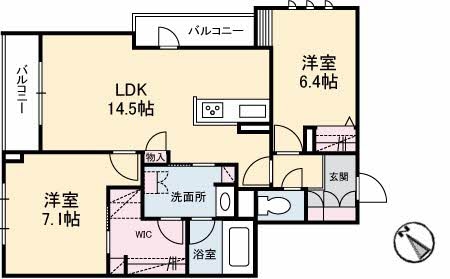 ジェイドの物件間取画像