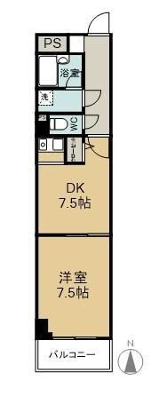 ライオンズマンション倉敷松島の物件間取画像