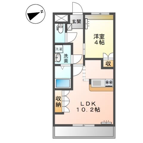 グランドウルス中島の物件間取画像