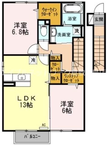 ファーシル　B棟の物件間取画像