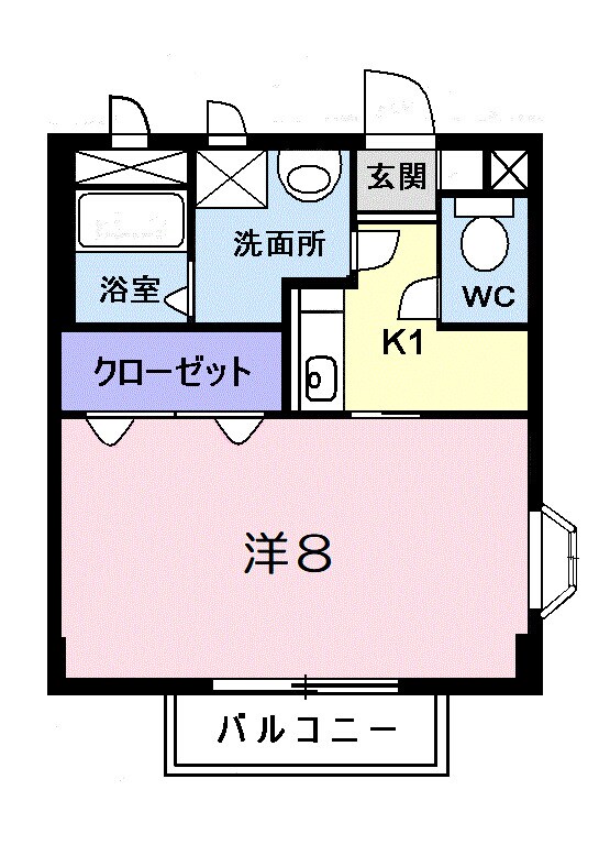 ミレニアムハイツの物件間取画像