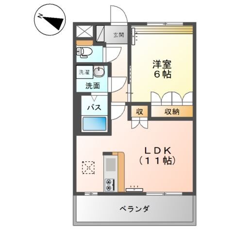 サンテ・フルールの物件間取画像