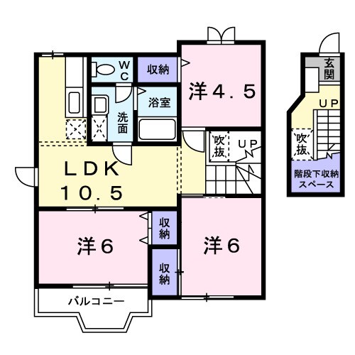 ソレア－ドの物件間取画像