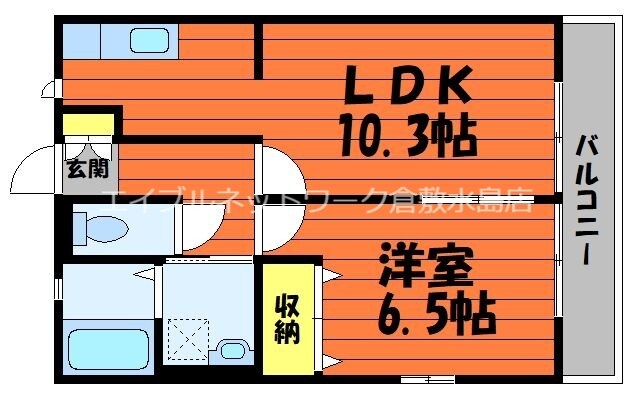 児島駅 徒歩10分 2階の物件間取画像