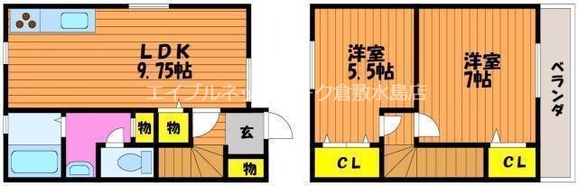 物件間取画像
