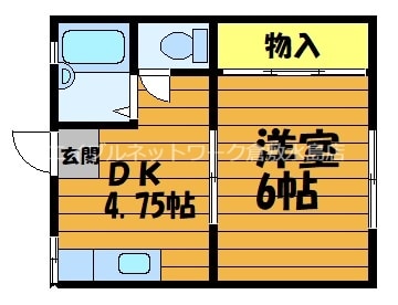 福田ヴィレッジの物件間取画像