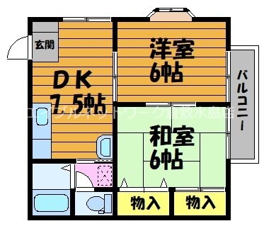 コーポマム　B棟の物件間取画像