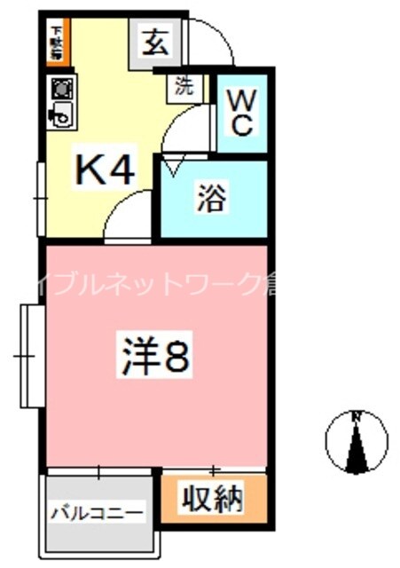 DwellフォルテAの物件間取画像