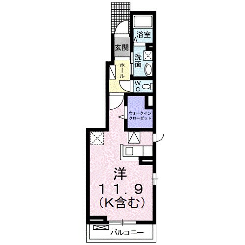 球場前駅 徒歩10分 1階の物件間取画像