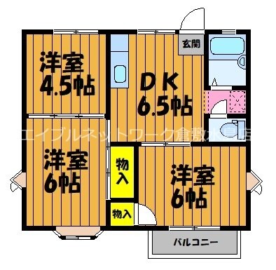 シャトー21　Aの物件間取画像