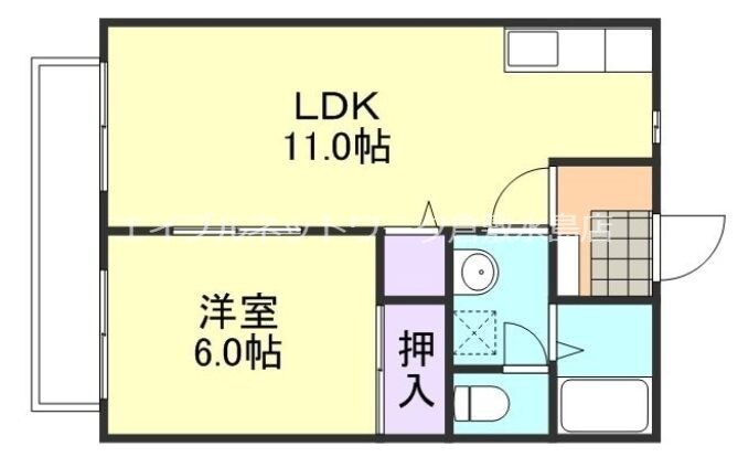 フレンドリー鶴新田　Ａの物件間取画像