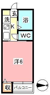 さんさん館　Ｃの物件間取画像