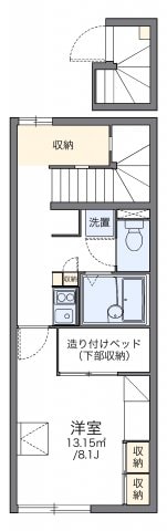 レオパレス楓の物件間取画像