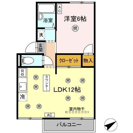 プラザ７７３の物件間取画像