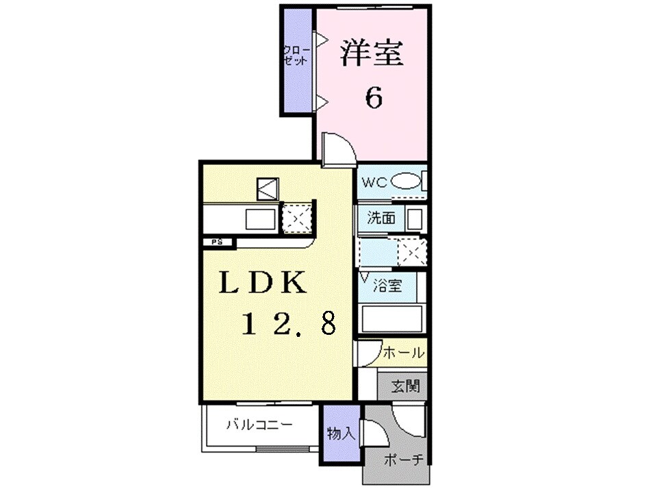 新倉敷駅 徒歩20分 1階の物件間取画像