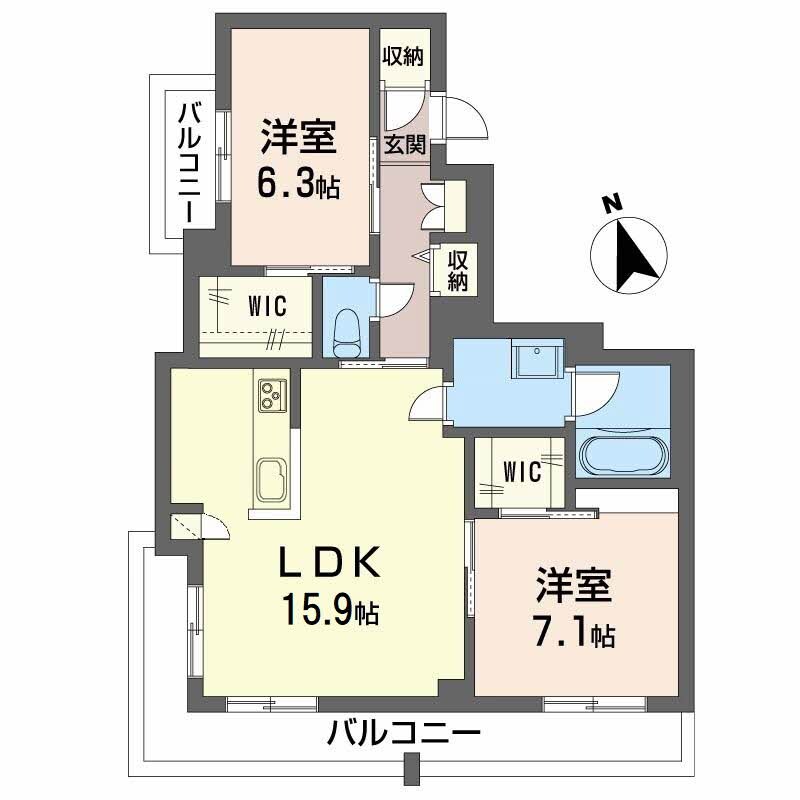 リラ・グランデの物件間取画像